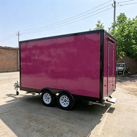 Nouvelle Conception de Camion Alimentaire en Fibre de Verre, Chariot à Dumplings, Chariot à Glaces, Remorque à Sandwichs avec Cuve à Soupe, Certifié DOT, pour Vente de Bonbons