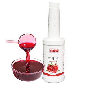 Sirop concentré de grenade pour Bubble Tea, vente en gros, jus concentré de haute qualité pour le thé, bouteille premium bon marché, 17 Brix - Product Image 1