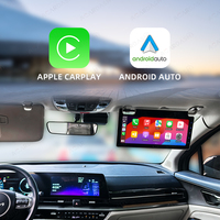 Acar Sunvisor Pasajero Cámaras duales Monitor LCD HD Android Entretenimiento Pantalla táctil inteligente para Toyota Venza