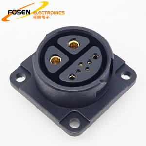 Năng Lượng Mới Ban Đầu 2 + 2 + 4 Nữ Vuông 25A Sạc Cradle Vàng-Mạ Nhanh Chóng Kết Nối 8P Pin Kết Nối - Product Image 4