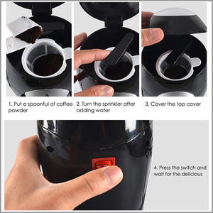 CAFEMASY ביתי חשמלי קפה מכונת עם אחת כוס קפה אמריקאי מיני נייד מכונת קפה - Product Image 6