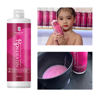 Traitement Capillaire Professionnel Lissant et Détoxifiant Brushing Brésilien Kératine Crème Protéinée pour Lisser les Cheveux