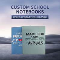Couvertures de cahiers personnalisées avec impression de logo, agendas étudiants, impression artistique, cahiers couleur, impression numérique sur carton duplex