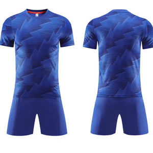 定制标志队训练足球套装制服运动制服儿童足球球衣套装全套运动服足球服 - Product Image 2