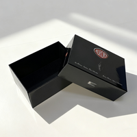Boîte en carton rigide personnalisée avec laminage mat, style dossiers, pour emballages cadeaux de luxe pour cosmétiques, parfums et huiles essentielles