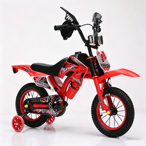 <b>Motorbike</b> Style <b>Children</b> With Training Wheels & Front Headlight, 12/16/20 Inch Boys Xiaomotuo Xiaomotuo Xiaomotuo - Product Image 4