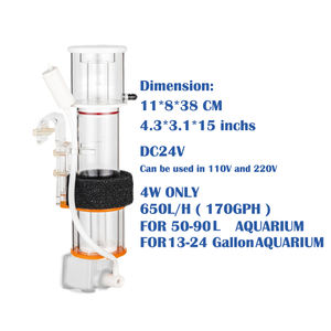 Nicro-écumeur de protéines d'aquarium rouge star, DC24V, DCSQ70/sq90, eau salée, réservoir d'eau de mer, récifal de coraux avec filtre à bulles - Product Image 5