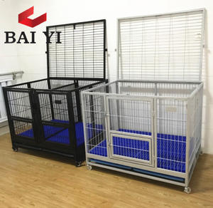 Chenils et cages pour chiens solides et durables de bonne qualité avec serrure et grandes roues faciles à enlever - Product Image 5