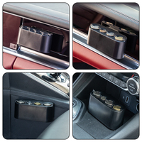 Nouveau 4-Slot Dashboard Console Storage Organizer Multi-Size ABS Car Coin Holder Box avec Ruban Adhésif Insert Mount Popular Style