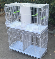 60*27*40 RTS acier canari cloison en acier inoxydable élevage d'animaux de compagnie oiseau perroquet Pigeon Cage