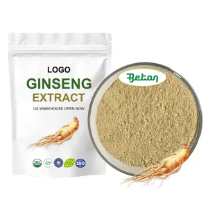 Gratis sampel bubuk ekstrak akar Ginseng liar standar hagip organik 5% 60% 80% bubuk ekstrak akar Ginseng 10:1