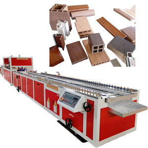 สายการผลิตผลิตภัณฑ์คอมโพสิตไม้พลาสติกสำหรับการผลิตบานประตู พื้น โปรไฟล์ บอร์ด และแผงจาก PVC PE PP WPC - Product Image 1