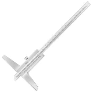 Calibrador de Profundidad de Plástico de Alta Precisión de 0-200 mm, Calibrador Vernier y Regla de Medición de Escalones - Product Image 2