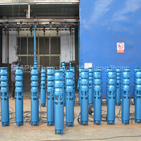 Tête 40m 60m 200m Crayon Pompes de forage électriques Prix Pompe de puits profond submersible pour eau propre