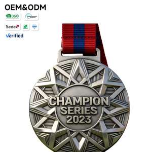 Medalla Deportiva de Diseño Personalizado, Logotipo Personalizado, Sin Pedido Mínimo, Maqueta Gratuita para Premios de Natación, Medallas Deportivas Personalizadas - Product Image 1
