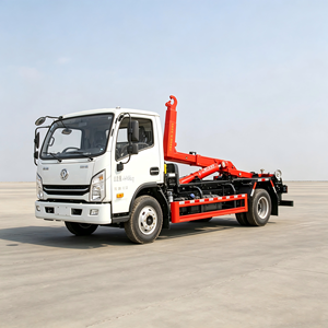 รถบรรทุกเก็บขยะ SAIC Yuejin X3 4x2 แบบตะขอเกี่ยวพร้อมแขนไฮดรอลิก บรรทุกและขนย้ายขยะได้อย่างรวดเร็ว - Product Image 4