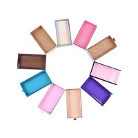 Boîte vide de luxe personnalisée faite à la main pour faux cils, avec fermeture magnétique, gaufrage et doublure en éponge, en papier mat/brillant