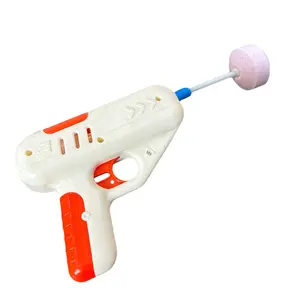 HY Toys12 şeker lolipop yeme robot dışarı lezzetli ve eğlenceli tabanca koaksiyel kız arkadaşı çocuklar için light up oyuncak