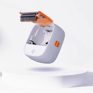 휴대용 2 인치 포켓 미니 라벨 프린터 열 인쇄 방법 203DPI 해상도 안드로이드 호환 스티커 프린터 재고 - Product Image 4