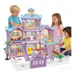 DIY Miniature Doll House <b>Kits</b> for Adults Wooden Assembly Scene <b>Model</b> Lighting Furniture Home Decor Gift - Product Image 1