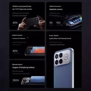 Nuevo Redmi K90 Pro Max 5G 2025, Teléfono Inteligente con Snapdragon 8 Elite Gen 5, HyperOS 3, Pantalla de 6.9 Pulgadas 1.5K 144Hz, 7000 mAh - Product Image 6