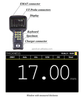 Medidor de Espesor Ultrasónico JZJ1401 para Inspección de Tuberías, Medidor Ultrasónico sin Contacto, Voltaje de 220 V