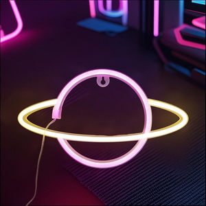 Enseigne néon LED en forme <span class=keywords><strong>de</strong></span> soucoupe volante, motif Sailor Moon, personnalisable, haute qualité, vente en gros, avec lettres lumineuses et lumières néon en corde - Product Image 2