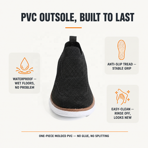 Chaussures décontractées en maille respirante pour <span class=keywords><strong>hommes</strong></span>, semelle souple, légères, séchage rapide, anti-odeur, antidérapantes, à enfiler, chaussures de marche d'été - Product Image 4