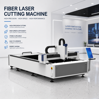 Machine de découpe laser à fibre à plateforme unique de qualité industrielle, faible investissement pour les travaux généraux de tôlerie