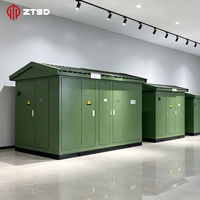 Unité de transformateur compacte pour postes de transformation européens, avec capacité 35 kV 2000 kVA et boîtier IP54