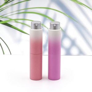 Wholesale 8ml 10ml Spray <b>Bottle</b> Portable <b>Pink</b> Rotating Mouth Spray Atomizer Travel/Pocket Perfume <b>Bottle</b> Logo Available - Product Image 1