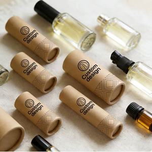 Tubes en papier kraft enduit de <span class=keywords><strong>film</strong></span> PET avec logo personnalisé, estampage à chaud, impression UV, Dia20H75mm, recyclables, emballage cosmétique pour rouge à lèvres - Product Image 2
