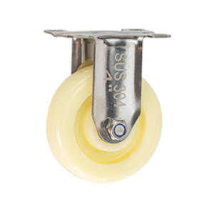 Çift yatak tekerleği ile 2.5 inç/3 inç/4 inç/5 inç orta paslanmaz çelik 304 naylon tekerlek - Product Image 1
