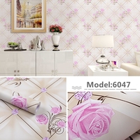 Offres Spéciales Personnalisé 3D EUROPÉENNE Papier Peint Diamant Bijoux D'or De Style Fleur Pour salon Chambre Décor