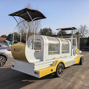 Carro Funebre Personalizzabile in Vari Colori, Lussuosi Carri Funebri a Cavallo, Modelli Elettrici/a Cavallo, Stile Bianco e Oro - Product Image 4