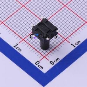 UK-B0228-G10.5-250 Tactile Switch SMD-4P,6x6mm Switch Single Pole Single Throw Round Button 2.5N Vertical Mount - Product Image 2