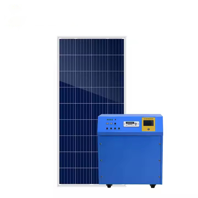OEM High Efficiency 500W Portable Solar Power Generator Monocrystalline Silicon Panel Hybrid Inverter Off-Grid Home Solar System