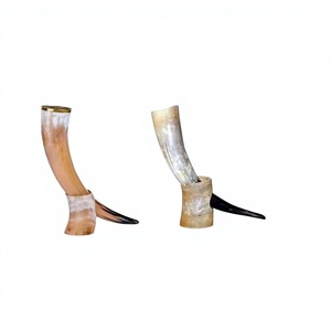 High Ranking Cow Ox Horn Engraving Mug Long-Lasting Strong Cone-Shaped Beer Mug Handmade Uttar Pradesh Birthday Lightweight - Product Image 1