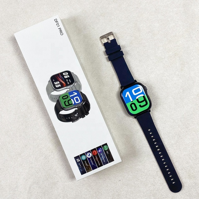 2026 New AI Smart Watch BT Music Call Fitness Tracker Health Monitor NFC Wireless Charging AI Translator Smartwatch DF01 Pro