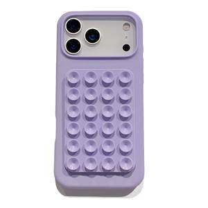 Support pliant à ventouse pour Apple 16 Pro Max étui de téléphone portable Iphone 17 16 15 Plus étui de Protection <span class=keywords><strong>coque</strong></span> en Silicone <span class=keywords><strong>Anti</strong></span>-chute - Product Image 5