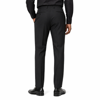 Pantalon habillé slim pour homme, coupe droite élégante, pour occasions formelles, sur mesure