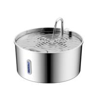 Achat en ligne sur 1688 Chine : Fontaine à eau pour chat en acier inoxydable 304 de 7L avec filtre multi-étapes, support agent d'achat 1688 DF264