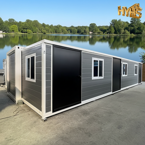 Mini-maisons conteneurs maritimes modernes, préfabriquées, modulaires, pliables, de 20 et 40 pieds, pour bureaux et centres commerciaux, à prix abordable - Product Image 1