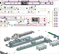 Ligne de production de revêtement antiadhésif en PTFE avec PLC et moteur semi-automatique pour ustensiles de cuisine/casseroles Support CKD/SKD haute efficacité