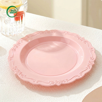 Assiettes en plastique PP personnalisées de couleur vive, 5/6/7/8/9/10 pouces, assiettes de service durables pour mariage, barbecue, camping, fête