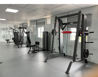 Machine Smith multifonctionnelle unisexe en acier, pile de poids 180 kg, pour usage commercial et domestique, personnalisable pour la musculation et les squats