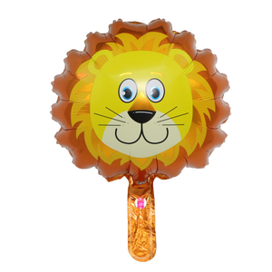 Mini Size Leuke Dier Hoofd Aluminiumfolie Ballon Aap Tijger Giraffe Leeuw Varken Hoofd Kinderen Verjaardag Ballon Groothandel - Product Image 4