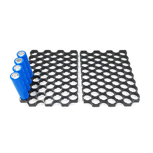 CTD 18650 브래킷 스페이서 리튬 <span class=keywords><strong>18560</strong></span> 트레이 주최자 3x18650 팩 라운드 단일 리튬 벌집 원통형 배터리 셀 홀더 - Product Image 6