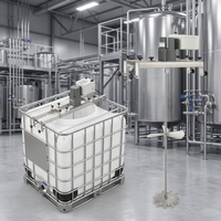 Agitateur horizontal industriel SPRALL pour cuve, mélangeur portable à pales en acier inoxydable, moteur suspendu pour produits chimiques