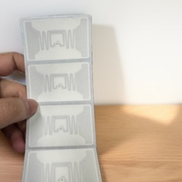Autocollant en papier UHF RFID imprimable personnalisé pour la logistique et la chaîne d'approvisionnement
